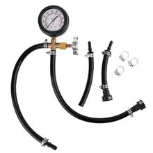 1 Set 0-100PSI Quick Connected Fuel Injection Pump Car Fuel Oil Pressure Gauge Tester with Valve 2024 - buy cheap