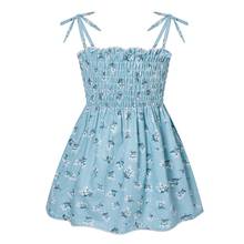 HOT Summer Baby Girls Snow Sleeveless Dress Suspender Children's Fashion Casual Dress Kids Clothes New99 2024 - buy cheap