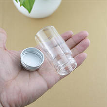 6 Pieces 37*70mm 50ml Small Vial Glass Bottle with Aluminum Caps Spice Bottles Glass Container Jars Vials DIY Craft 2024 - buy cheap