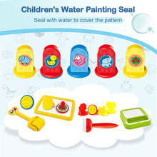 Sello de agua para niños, rotuladores mágicos con pincel, accesorios de pintura al agua, juguetes educativos de dibujo, regalo 2024 - compra barato