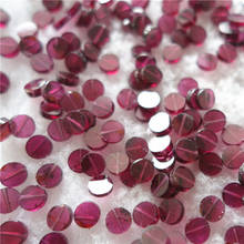Garnet round disk 5mm  5 pieces Natural Gemstone Bead   for Jewelry Making  Necklace Earring   ICNWAY 2024 - buy cheap