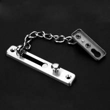 Stainless Steel Security Door Sliding Chain Lock Anti-Theft Safety Guard Har 2024 - buy cheap