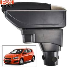 Для Chevrolet Sonic Aveo Holden Barina TM300 2012-2018 2013 2014 2015 центральная консоль подлокотник Подлокотник для хранения 2024 - купить недорого