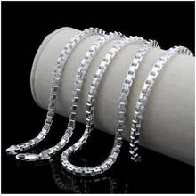 Collar de plata esterlina 925 para hombre y mujer, cadena corta de plata tailandesa, 50cm x 2,5 2024 - compra barato