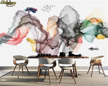 beibehang custom 3d wallpaper mural ink painting mood landscape landscape living room tv background wall paper zen landscape 2024 - buy cheap