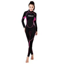 New 3mm Neoprene Diving Suits Women Wetsuits One-Piece Full Body Surf Clothing Long Sleeve Prevent Jellyfish Snorkeling Swimsuit 2024 - buy cheap