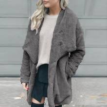 2019 Winter Teddy Coat Women Faux Fur Coat Teddy Bear Jacket Thick Warm Fake Fleece Jacket Fluffy Jackets Plus Size Overcoat#G30 2024 - buy cheap