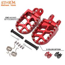 Reposapiés de motocicleta, clavijas de Pedal para Honda Kawasaki CR80R 85R XR250R 400R 600R 2020 L R CRF1000L DTC KLX 650, 250 2024 - compra barato