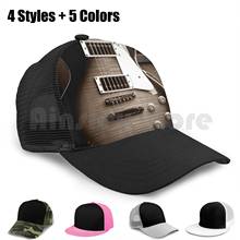 Gorra de béisbol ajustable, Snapback, Hip Hop, guitarra, música, Maderamhard Heavy Metal Ace Frehley Slash Jimmy Page 2024 - compra barato
