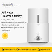 Deerma 5l umidificador sjs200 display digital tela de toque difusor ar com sincronismo máquina aromaterapia filtro múltiplo para casa 2024 - compre barato