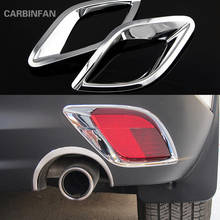 Reflector de parachoques trasero cromado ABS, cubierta de lámpara de luz antiniebla, moldura, pegatina para Mazda Cx-5 Cx5 2013 2014 C999 2024 - compra barato