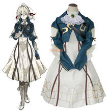 Disfraz de Anime de Evergarden para mujer, Top de Halloween, vestido y guantes, accesorios 2024 - compra barato