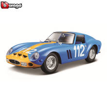 Bburago, carro em liga de simulação laferari 250 gto, 1:24, modelo para colecionar, presente, brinquedo 2024 - compre barato