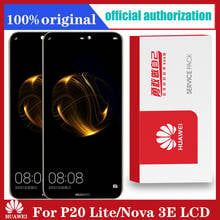 Pantalla LCD de 5,84 "con marco para Huawei P20 Lite Nova 3e, ANE-LX1 de digitalizador con pantalla táctil, envío gratuito por DHL, EMS, 10 unids/lote, ANE-LX3 2024 - compra barato