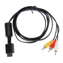 1.8m 6FT Audio Video AV to RCA Cable For Sony PlayStation 2 3 PS2 PS3 PlayStation SYSTEM Game Console Gaming AV Cable New 2024 - buy cheap