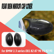Carbon Fiber Look M3 Style 2pcs Rearview Mirror Caps Side Mirror Cover for BMW 1 3 Series E81 E82 E87E90 E91 E92 E93 2024 - buy cheap