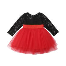 Vestido de princesa tutu de renda para crianças, roupa de princesa pequena cerimônia de 1 a 5 anos, 2019 2024 - compre barato