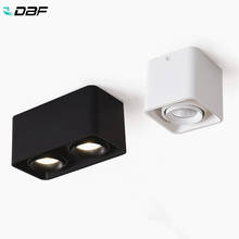 [DBF]Square White/Black No-Cut Surface Mounted Ceiling Downlight High Power 10W 12W 20W 24W Ceiling Spot Light 3000K/4000K/6000K 2024 - buy cheap