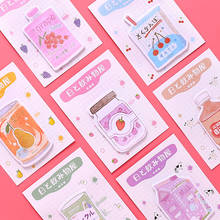 1Sets/lot Memo Pads Sticky Notes Creative Girl heart Drink Scrapbooking Stickers Office School stationery 2024 - buy cheap