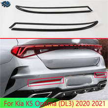 For Kia K5 Optima (DL3) 2020 2021 Carbon Fiber Style Rear Reflector Fog Light Lamp Cover Trim Bezel Frame Styling Garnish 2024 - buy cheap