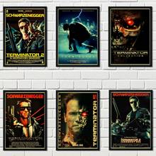 Decoración de arte de pared familiar de estilo retro de alta calidad, pintura de película de ciencia ficción, The Terminator bar cafe, póster de decoración 191 2024 - compra barato