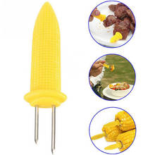 12PCS Corn On The Cob Holders Steel BBQ Prongs Skewers Forks Party Kichen Accessories Kichen Tool 2024 - buy cheap