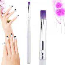 Кисти для ногтей прочные портативные градиентные фиолетовые цвета УФ-гель для ногтей кисти для рисования ручка для дизайна ногтей инструменты для макияжа 2024 - купить недорого