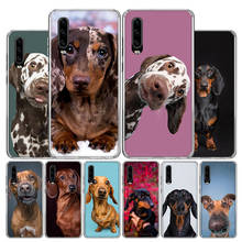 Dachshund Silhouette Dog Cute Phone Case For Huawei P30 Lite P40 P20 Pro P10 P50 Mate 40 30 20 10 Art Customized Soft Cover 2024 - buy cheap