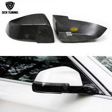 Carbon Fiber Rear View Mirror Cover For BMW 5 Series F10 F11 520i 528i 535i 518d 2014 2015 2016 6 7 Series F06 F12 F13 F01 F02 2024 - buy cheap