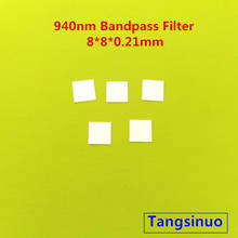 3PCS ! 940nm NBP940 8*8*0.21mm IR Infrared Narrow Bandpass Filter Visible Light Cut Band Pass Glass 2024 - buy cheap