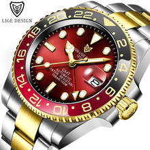 LIGE 2020 New Fashion Mens Mechanical Watch Automatic Tourbillon Luxury Clocks Business Watches Men Stainless Steel Wristwatch 2024 - buy cheap