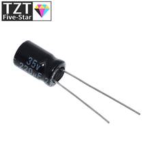 20PCS Higt quality 35V 220UF 8*12mm 220UF 35V 8*12 Electrolytic capacitor 2024 - buy cheap