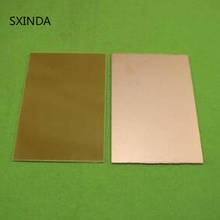 Placa de circuito revestida de cobre en blanco FR4 de un solo lado, 12x18cm, 12x18cm, espesor de 1,5mm, PCB 2024 - compra barato