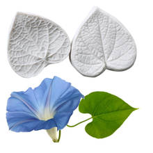 Morning Glory Leaves Mold Fondant Cakes Decorating Tools Silicone Mold Sugarcraft Chocolate Baking Tools For Cakes Gumpaste Form 2024 - buy cheap