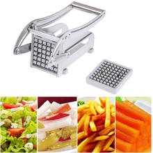 Máquina de corte de batatas fritas em aço inoxidável, melhor valor, aço inoxidável, não usa fatiador de batata doméstico, pepino 2024 - compre barato