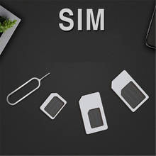 Adaptador de tarjeta SIM 4 en 1, micro sim, versión al por menor, la mejor calidad con llave de extracción para teléfono, 2 uds. 2024 - compra barato