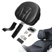 Kit de encosto para motocicleta, cor preta, com plug-in, ajustável, compatível com honda goldwing gl1800, 2001-2017 2024 - compre barato