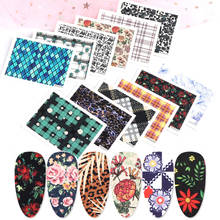 24pcs Nail Art Water Transfer Stickers Mixed Designs Flower Leopard  Watermark on nails tips Decals Wraps Manicure LEWG4025-4048 2024 - buy cheap