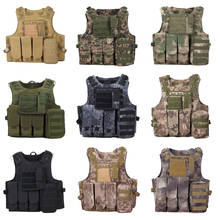 600D oxford Tactical Vest Mens Military Hunting Vest Field Battle Airsoft Molle Waistcoat CS Combat Assault Plate Carrier Vest 2024 - buy cheap