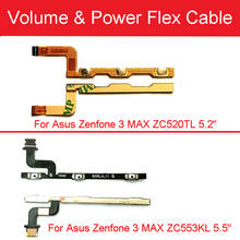 Botón de encendido cinta flexible para Asus Zenfone 3 MAX ZC520TL 5,2 pulgadas ZC553KL 5,5 pulgadas On Off Audio Control piezas de reparación de repuesto 2024 - compra barato