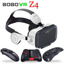 Original BOBOVR Z4 Leather Virtual Reality VR Glasses Headset 3D Cardboard Helmet  Stereo Box BOBO VR for 4-6' Smart Phone 2024 - buy cheap
