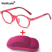 WarBlade New Anti-blue Light Kids Glasses Round Optical Frame Children Glasses Boy Girl Eyeglasses Computer Transparent Eyewears 2024 - buy cheap