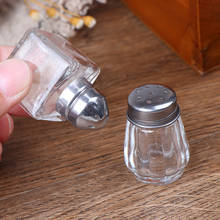 Dollhouse Miniatures 2pcs DIY Dollhouse Miniature 1:12 Accessories glass seasoning bottle Jar Set 2024 - buy cheap