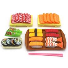 Simulation Sushis Food Cuisine Set Model Pretend Play Kitchen Education Kids Toy Pretend Play Restaurant toys 2024 - buy cheap