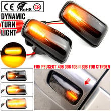 2x Dynamic LED Side Marker Signal Light For Peugeot 106 II 306 406 806 For Citroen Berlingo Jumpy Saxo Xantia Break For Fiat 2024 - buy cheap