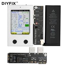 DIYFIX-caja de prueba de reparación de batería, comprobador de batería para iWatch S1, S2, iPad, iPhone X, 8, 8P, 7P, 6, 6P, 6S, 6SP, 5, 5s, 4 2024 - compra barato