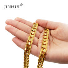 Jin Hui-collares africanos de Oriente Medio para hombre, color dorado, 50cm de longitud, joyería de moda, regalo de cumpleaños para amantes 2024 - compra barato