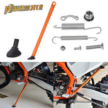 Подножка для парковки мотоцикла + пружина для KTM150 200 250 300 350 400 450 500 530 XC XCW XCF XCFW EXC EXCF EXC-F Husqvarna 2024 - купить недорого