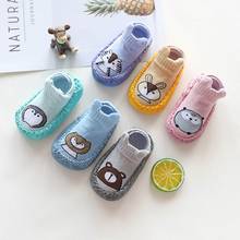 Baby Socks with Rubber Sole Autumn Winter Toddler Soft Warm Socks Shoes Cartoon Animal Knit Floor Socks Anti-slip Infant Sock 2024 - buy cheap