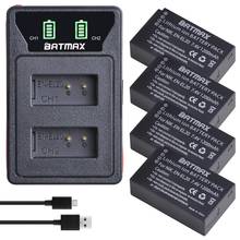 Batmax EN-EL20 EN-EL20A Battery+New LED USB Dual Charger with Type C Port for Nikon Coolpix P1000 Nikon1 J1, J2, J3 Nikon1 AW1 2024 - buy cheap